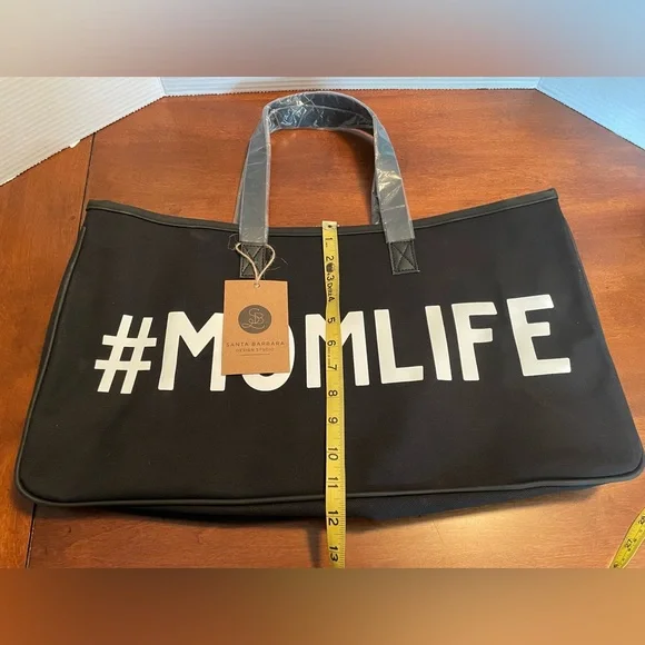 Canvas Tote, #MOMLIFE , Santa Barbara Design Studio. NWT - Picture 6 of 10